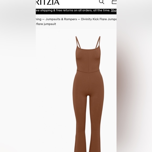 Wilfred Free Divinity Kick Flare Jumpsuit NWT LARGE - Picture 1 of 13